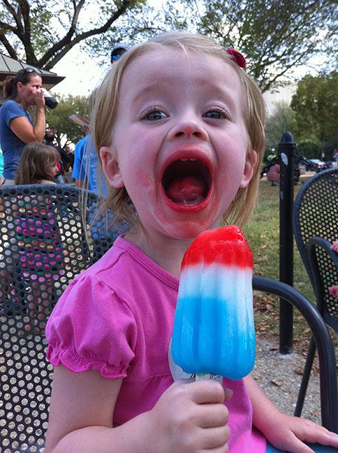 Ellie McGinn at age two.