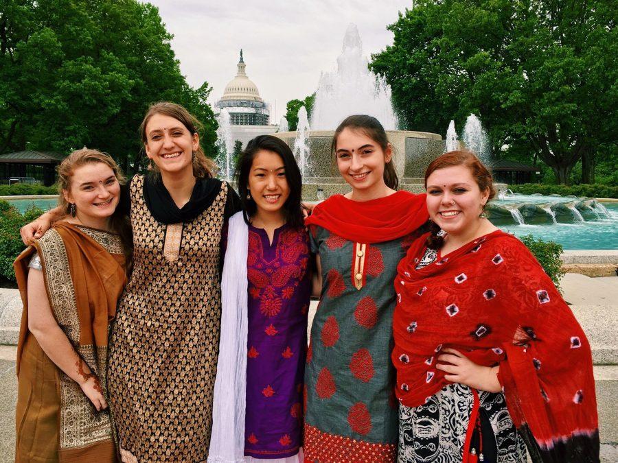 Senior Kat Lewis made many friends during her year abroad in India.