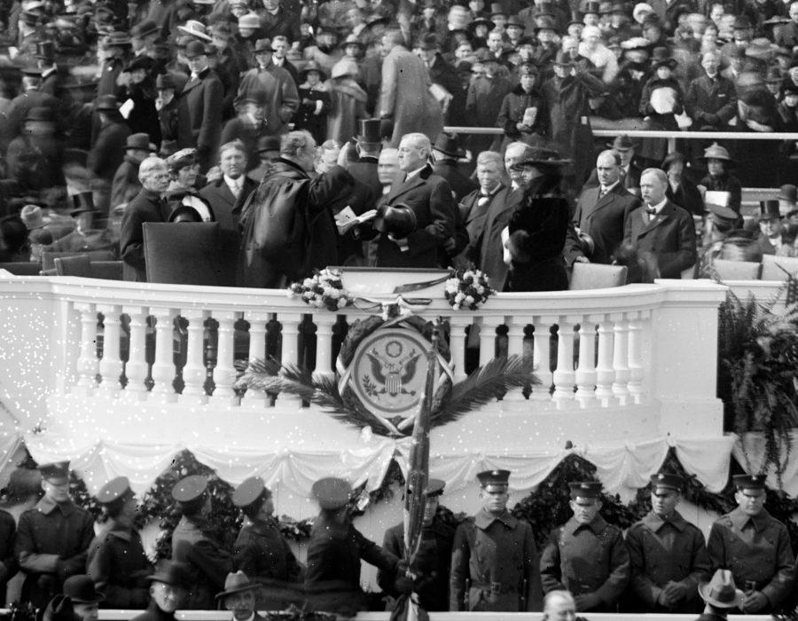 The inauguration of President Woodrow Wilson. Image courtesy of Wikipedia.