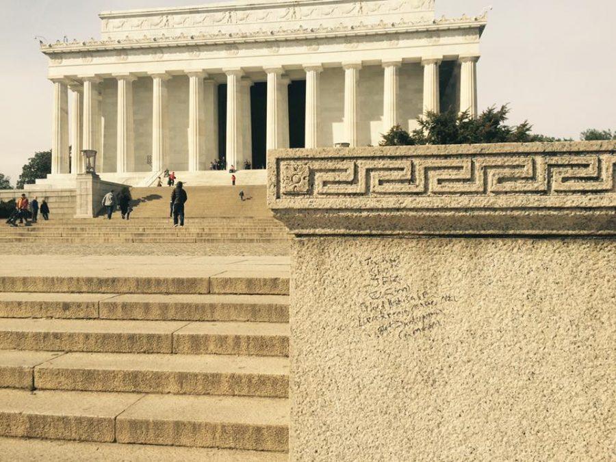 D.C. monuments damaged with graffiti over holiday weekend