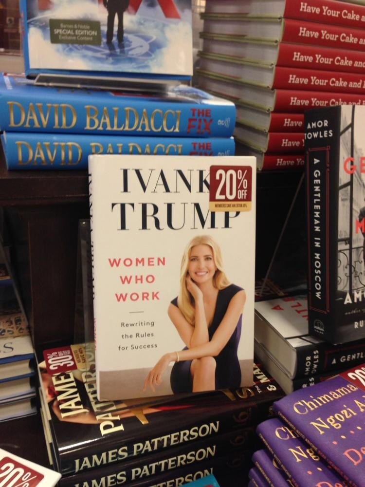 Ivanka Trump is working in consultation with the Office of Government Ethics. Her newest book, Women Who Work was released May 2.