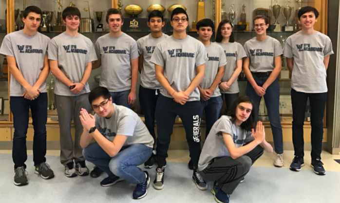 The Its Academic team poses for a picture after the Liberty District Tournament.