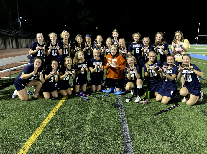 The varsity field hockey team won nine out of 16 games this season.