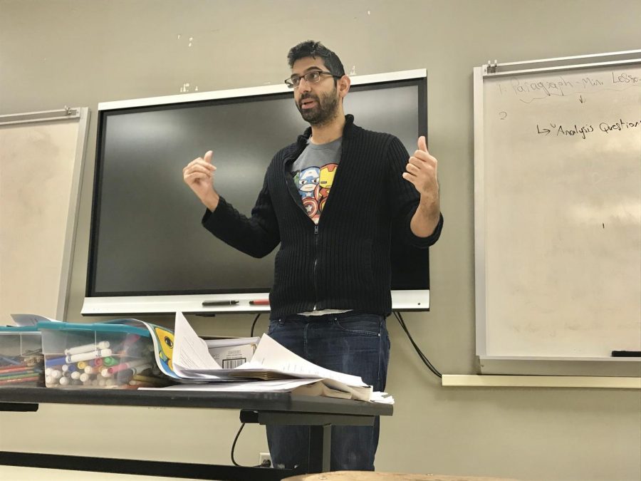 : Mr. Issa teaches sophomore grade-level and senior advanced placement (AP) English at our school. He has a distinct personal teaching style that is very skills-based. 
