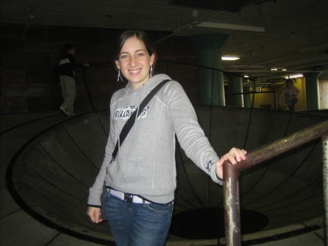 Dana Walkenhorst, at the time a senior, tours the “city museum” in St. Louis with a friend from New Orleans who was visiting. Walkenhorst and her younger brother lived with their grandpa in St. Louis for the first semester of Walkenhorst’s senior year.