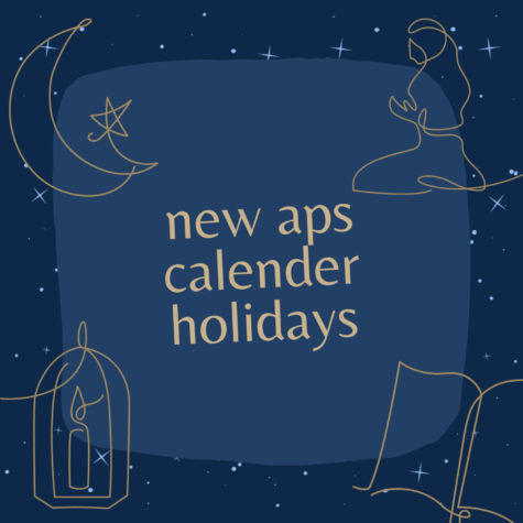 New APS calendar holidays