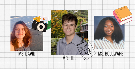 Graphic made on Canva, pictures obtained from the teachers.