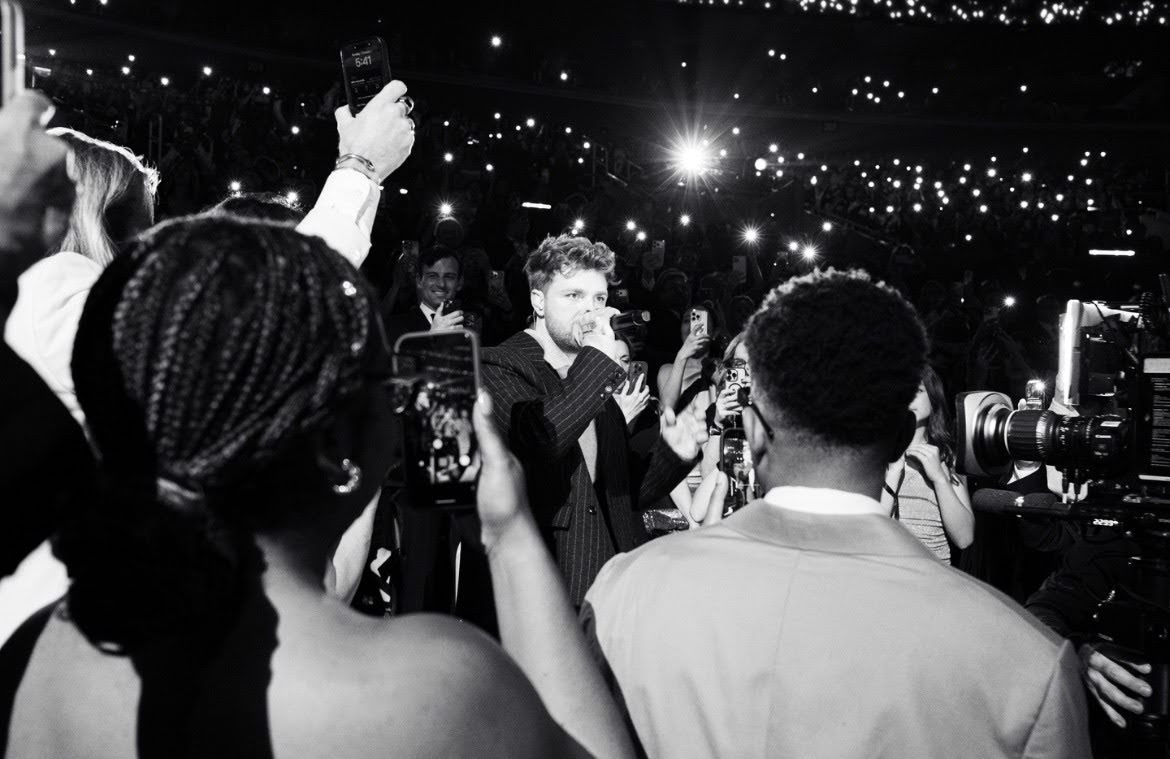 Alex Warren at the 2026 GRAMMY Awards.  