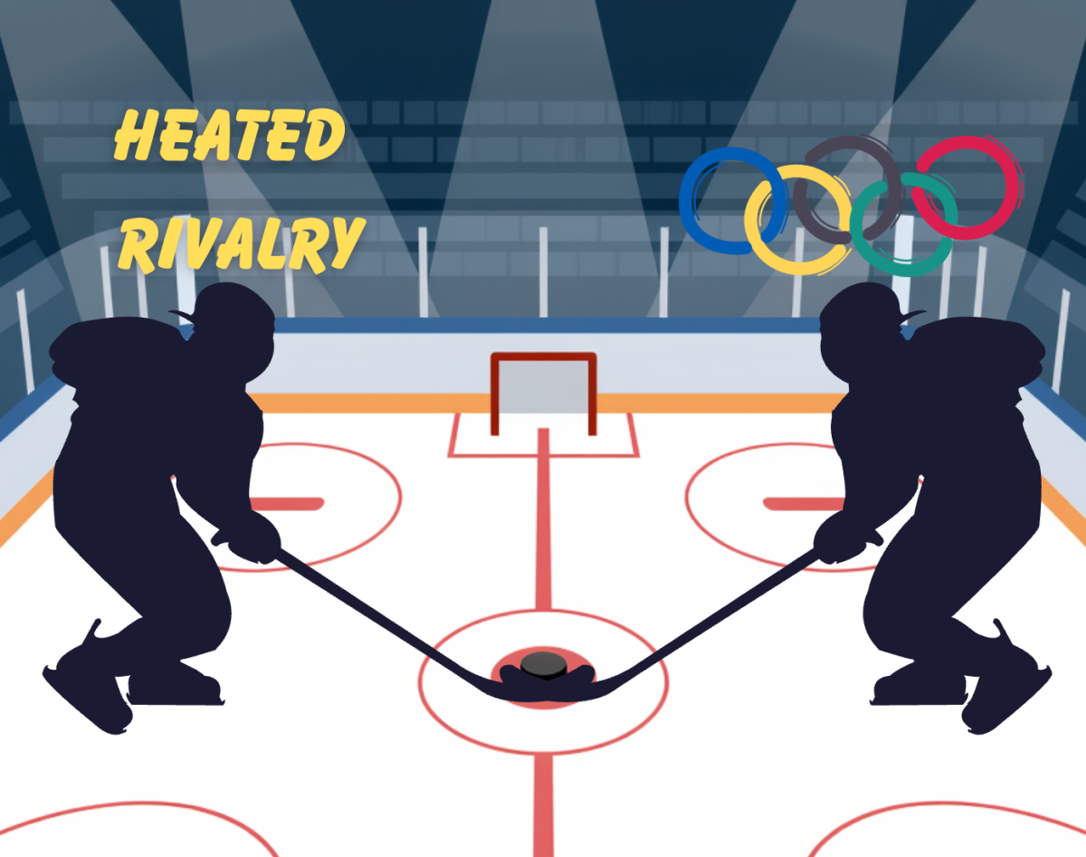 A reimagined cover of the Heated Rivalry book. 
